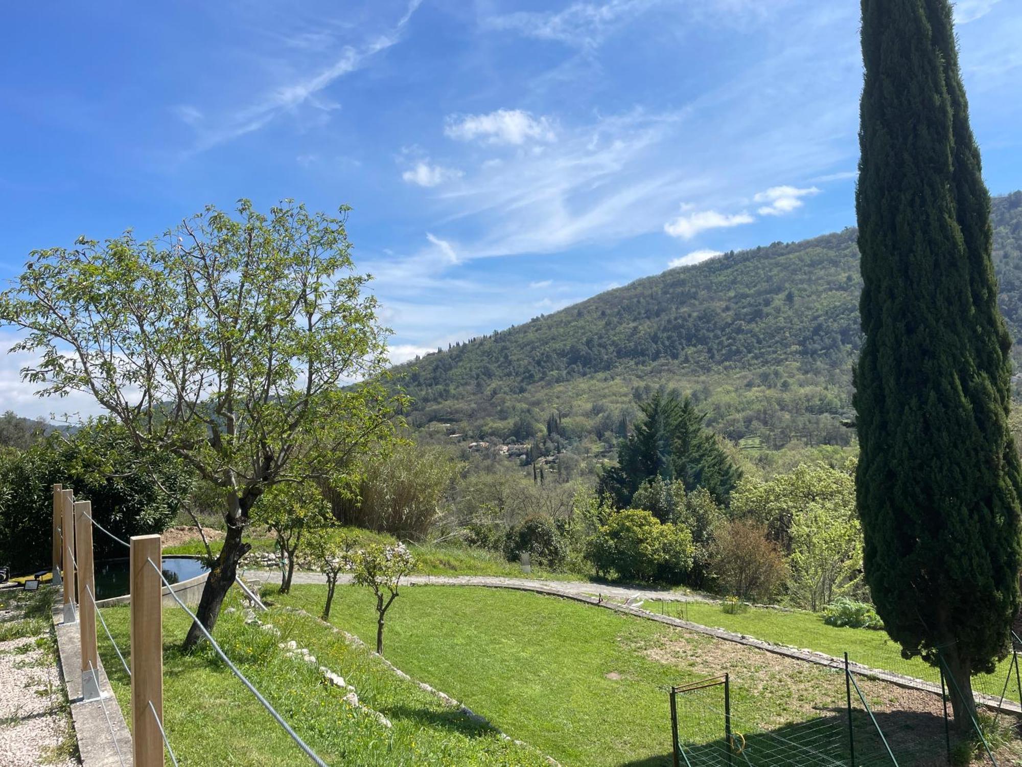 Luva D'Azur, Rez De Villa Le Riou - Le Vallon Le Bar-sur-Loup 외부 사진