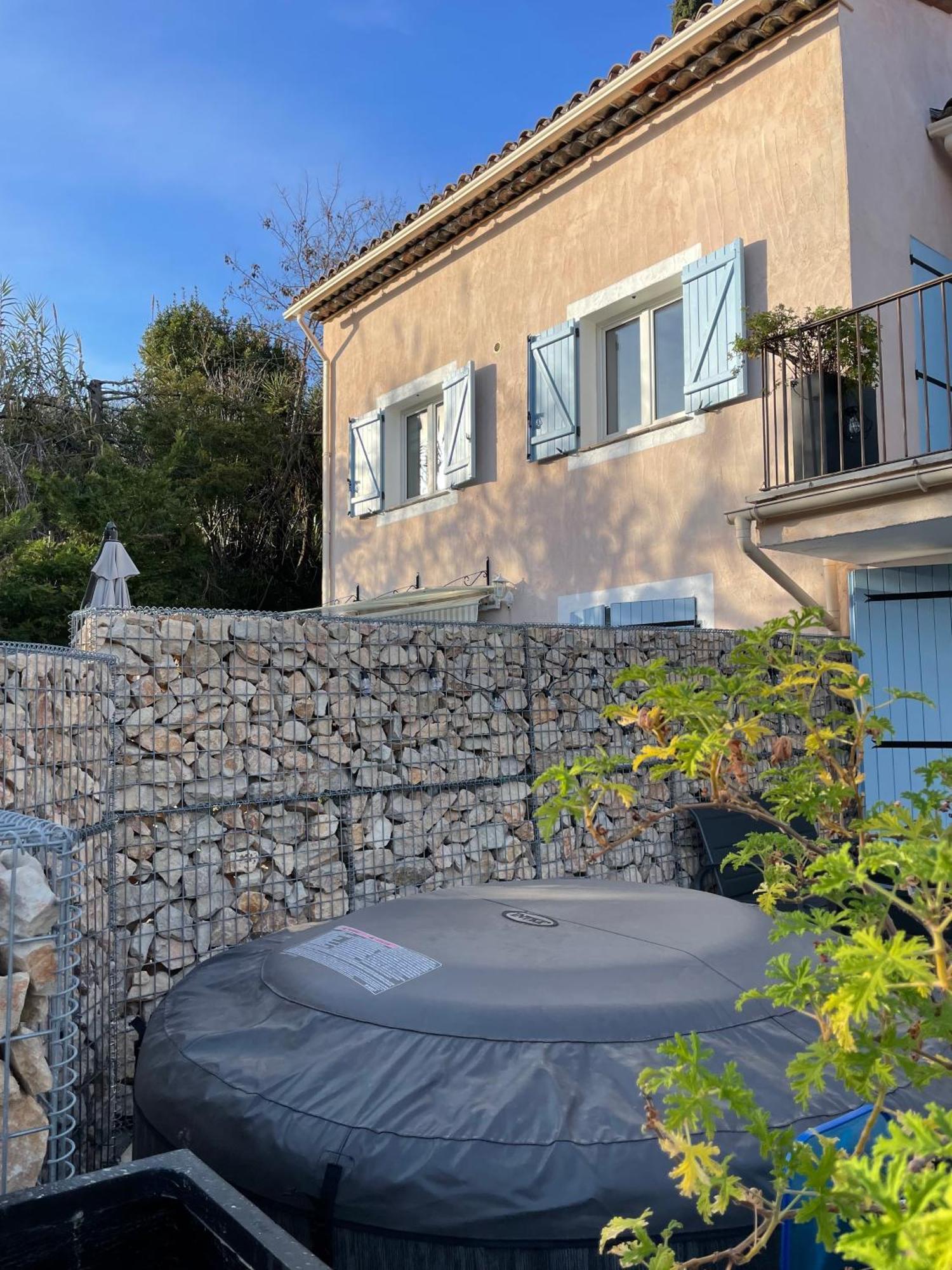 Luva D'Azur, Rez De Villa Le Riou - Le Vallon Le Bar-sur-Loup 외부 사진