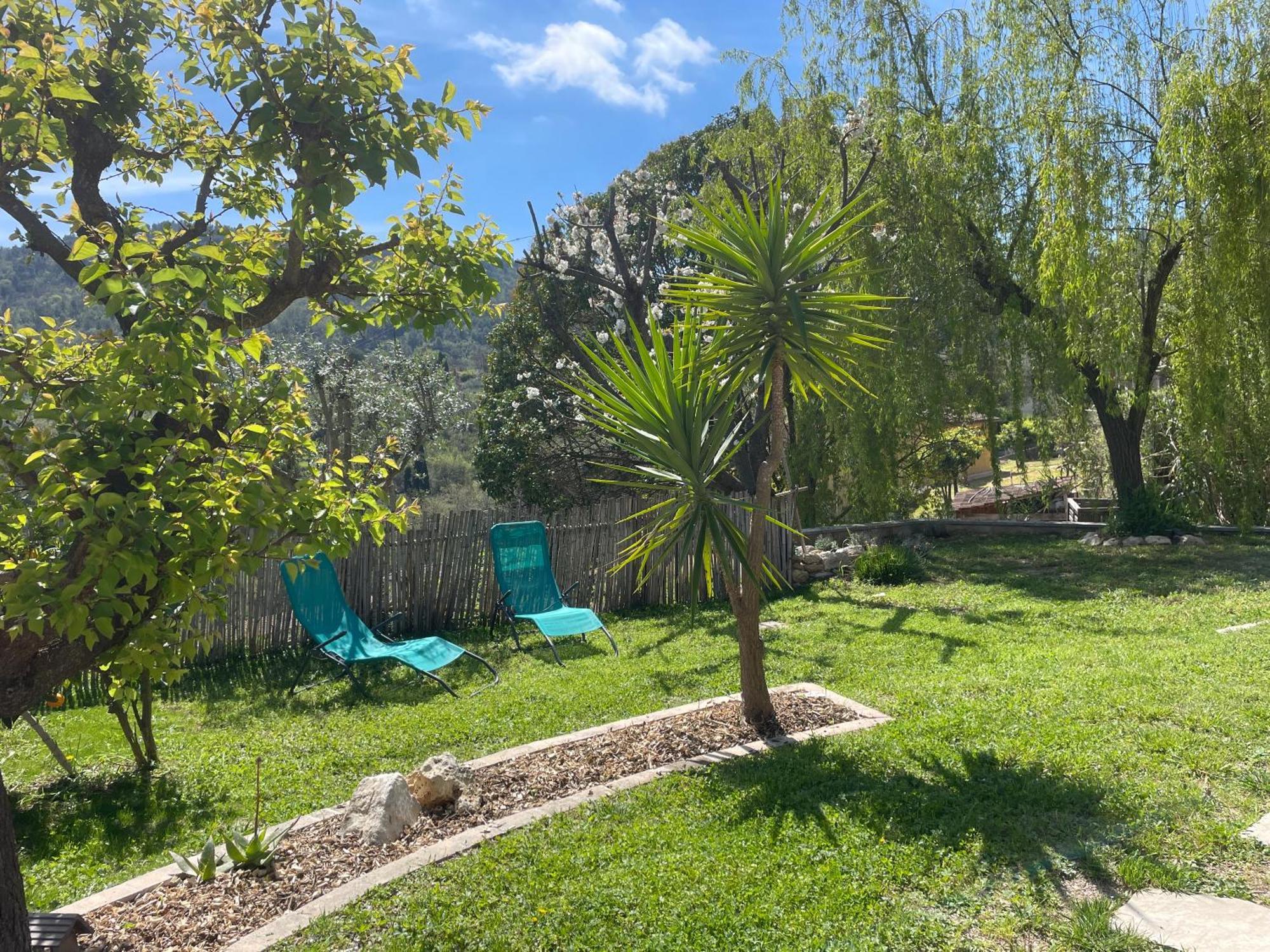 Luva D'Azur, Rez De Villa Le Riou - Le Vallon Le Bar-sur-Loup 외부 사진
