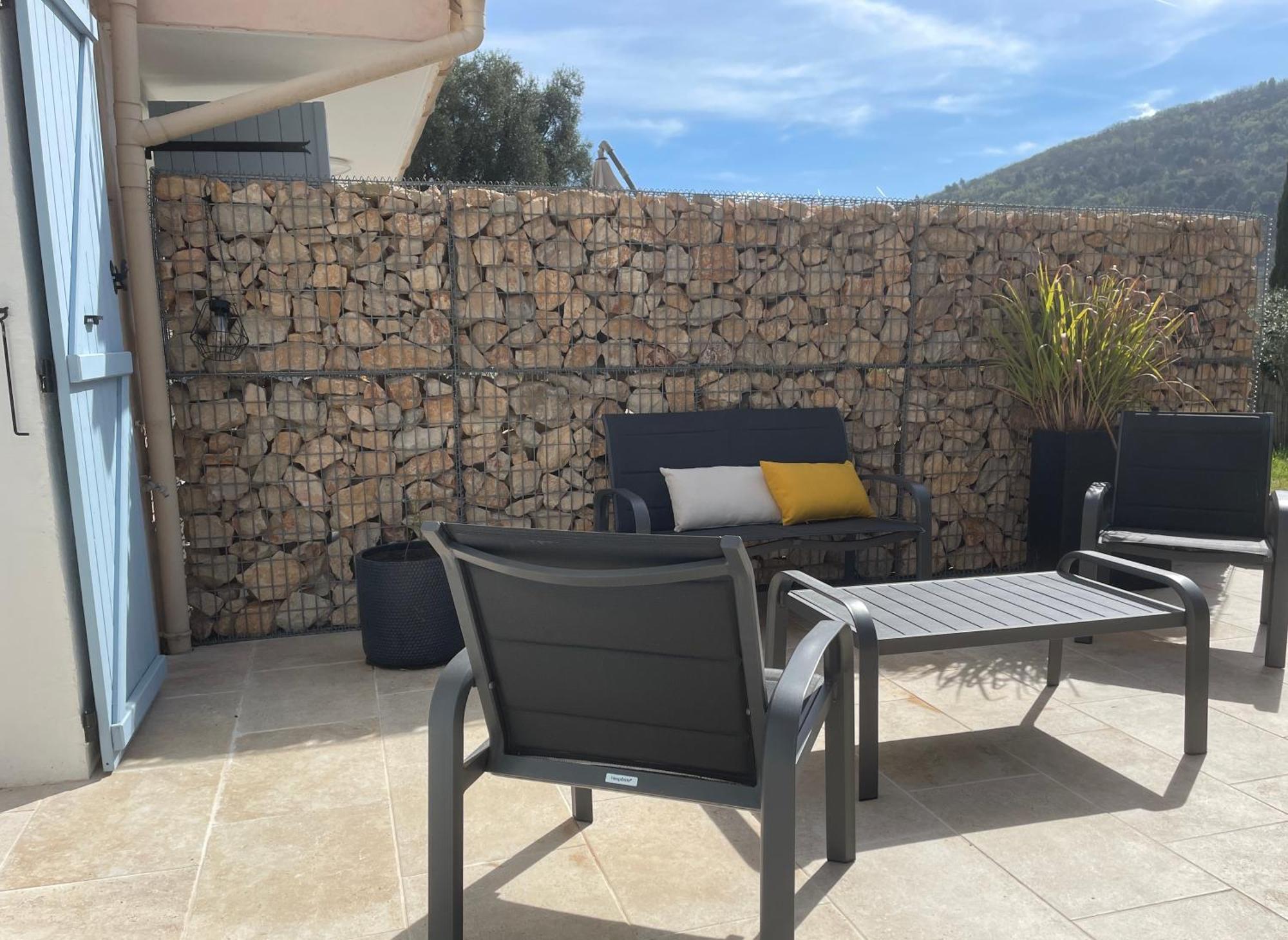 Luva D'Azur, Rez De Villa Le Riou - Le Vallon Le Bar-sur-Loup 외부 사진