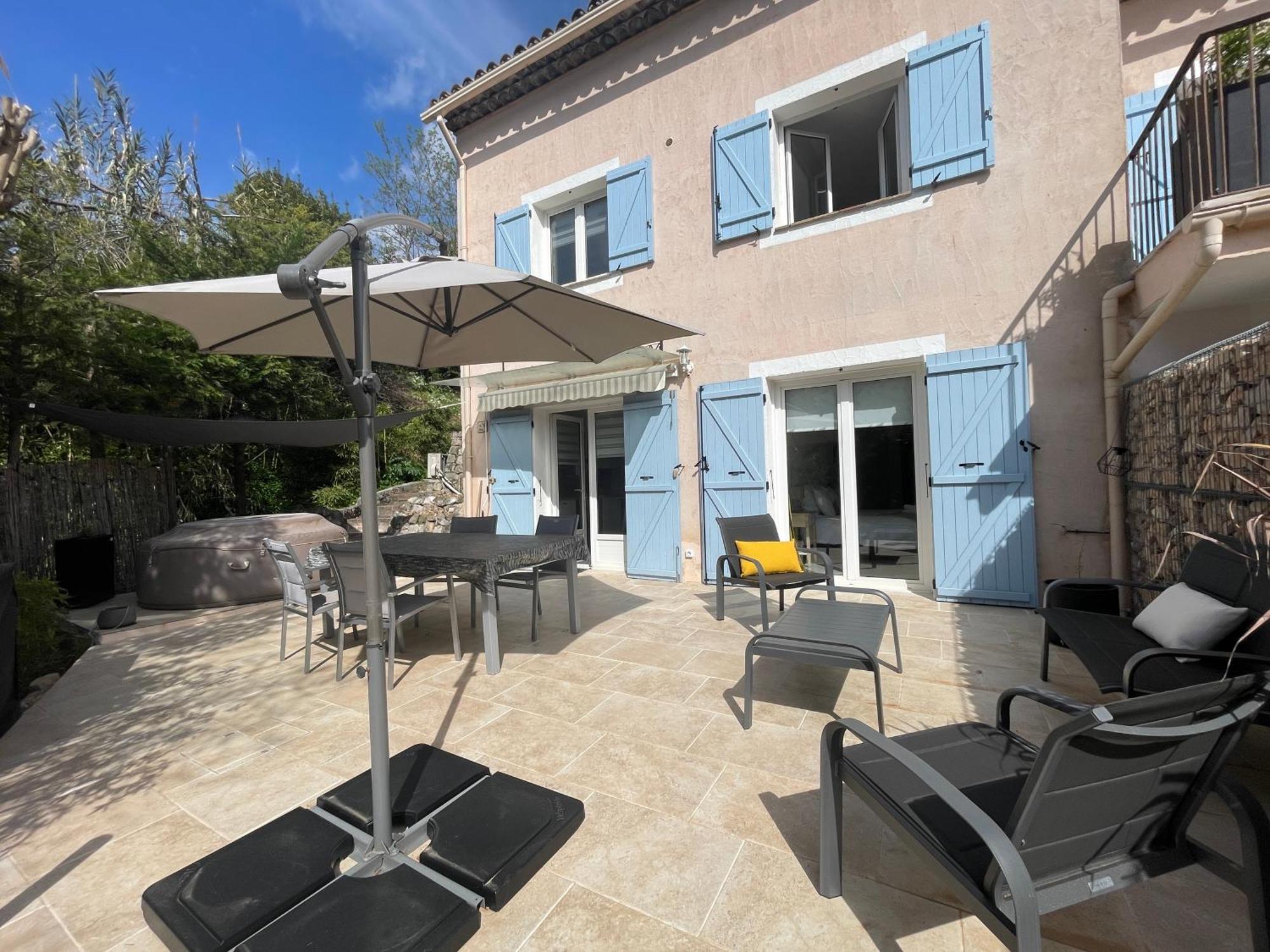 Luva D'Azur, Rez De Villa Le Riou - Le Vallon Le Bar-sur-Loup 외부 사진