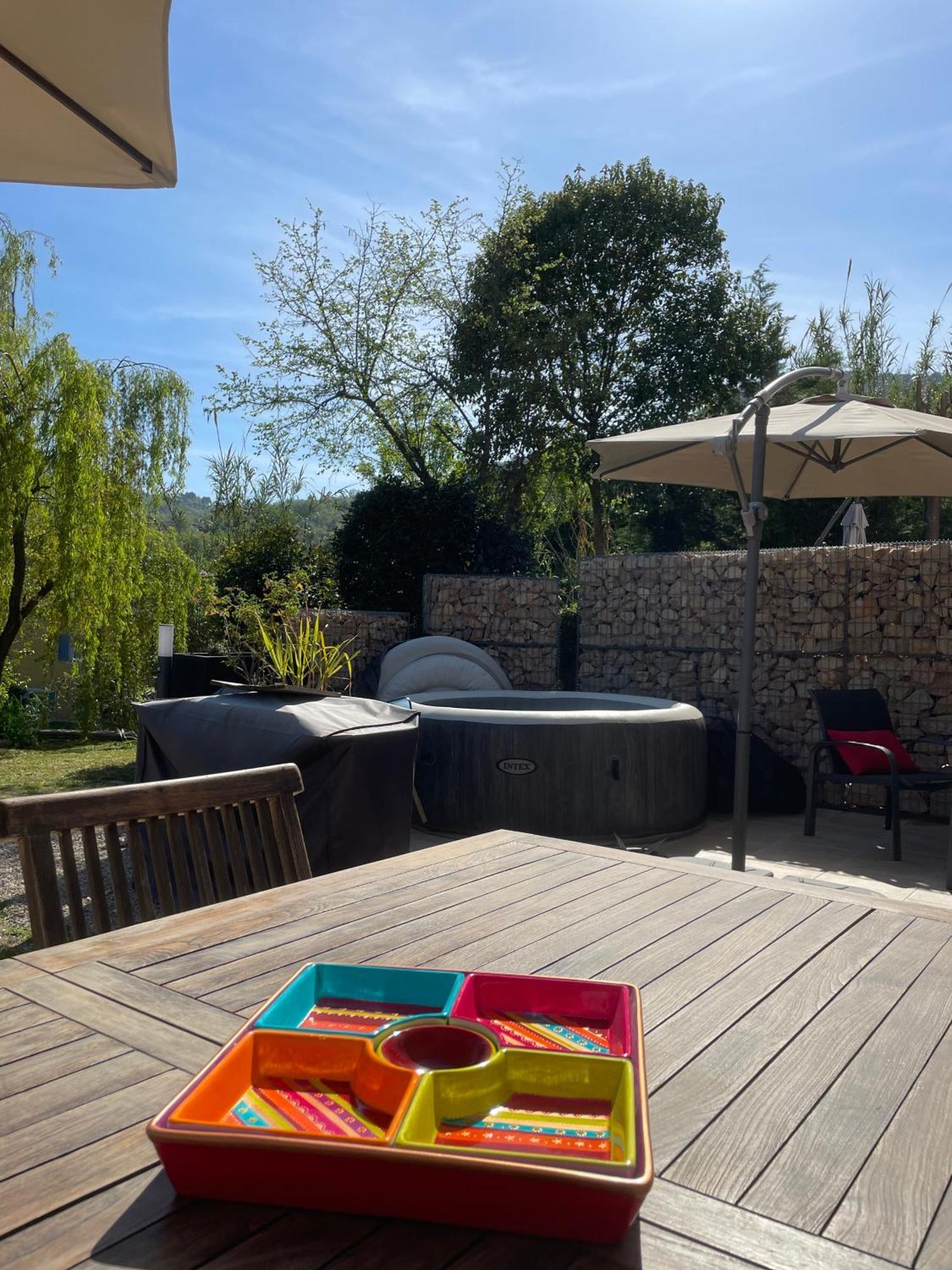 Luva D'Azur, Rez De Villa Le Riou - Le Vallon Le Bar-sur-Loup 외부 사진
