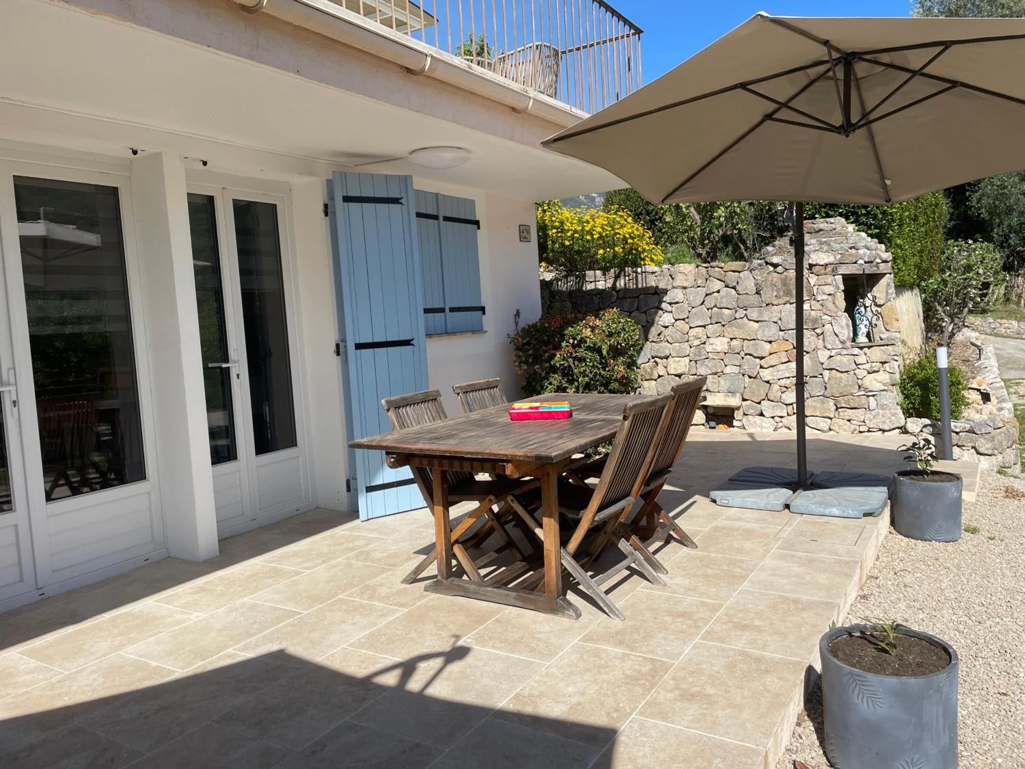 Luva D'Azur, Rez De Villa Le Riou - Le Vallon Le Bar-sur-Loup 외부 사진