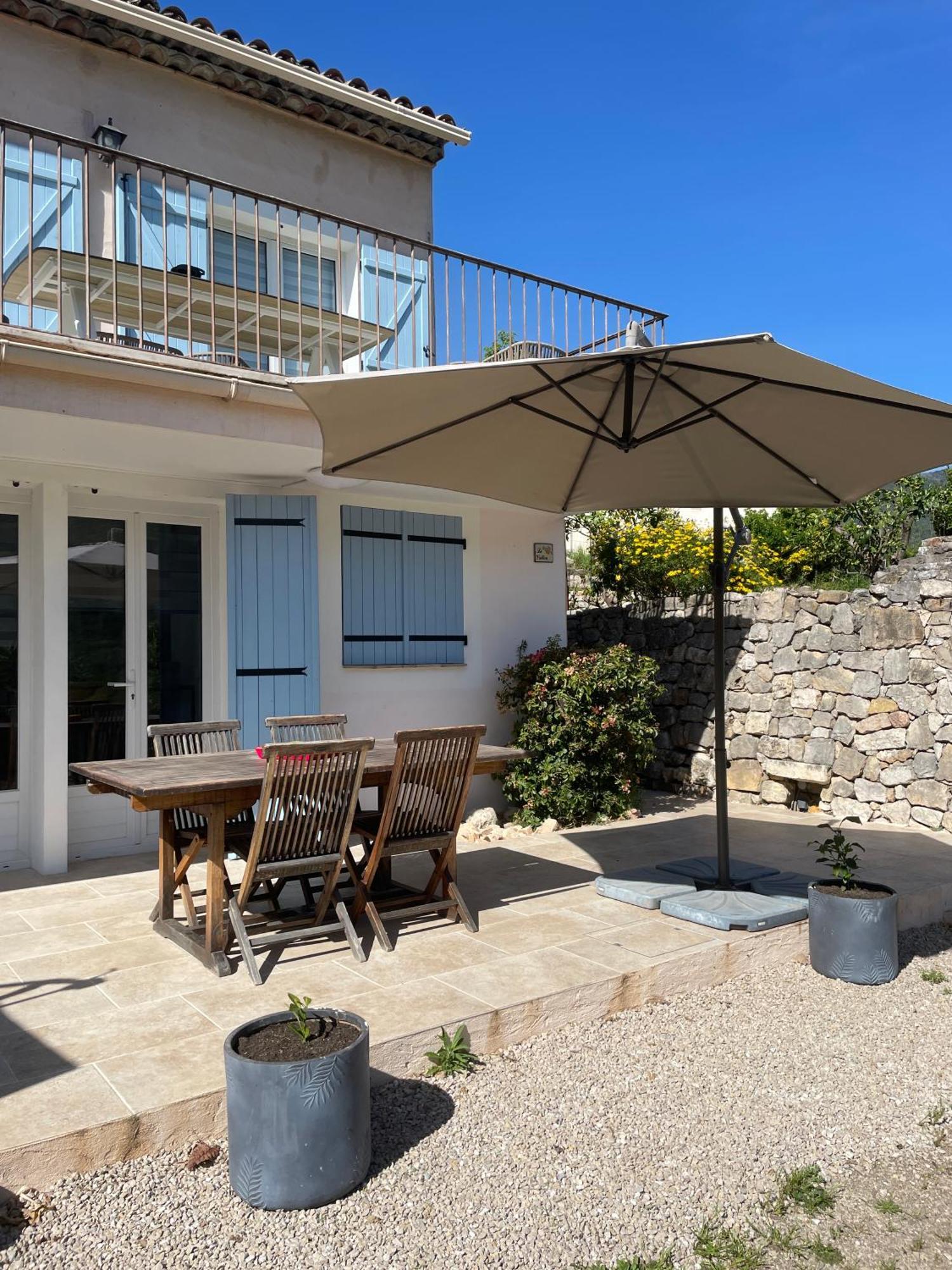 Luva D'Azur, Rez De Villa Le Riou - Le Vallon Le Bar-sur-Loup 외부 사진