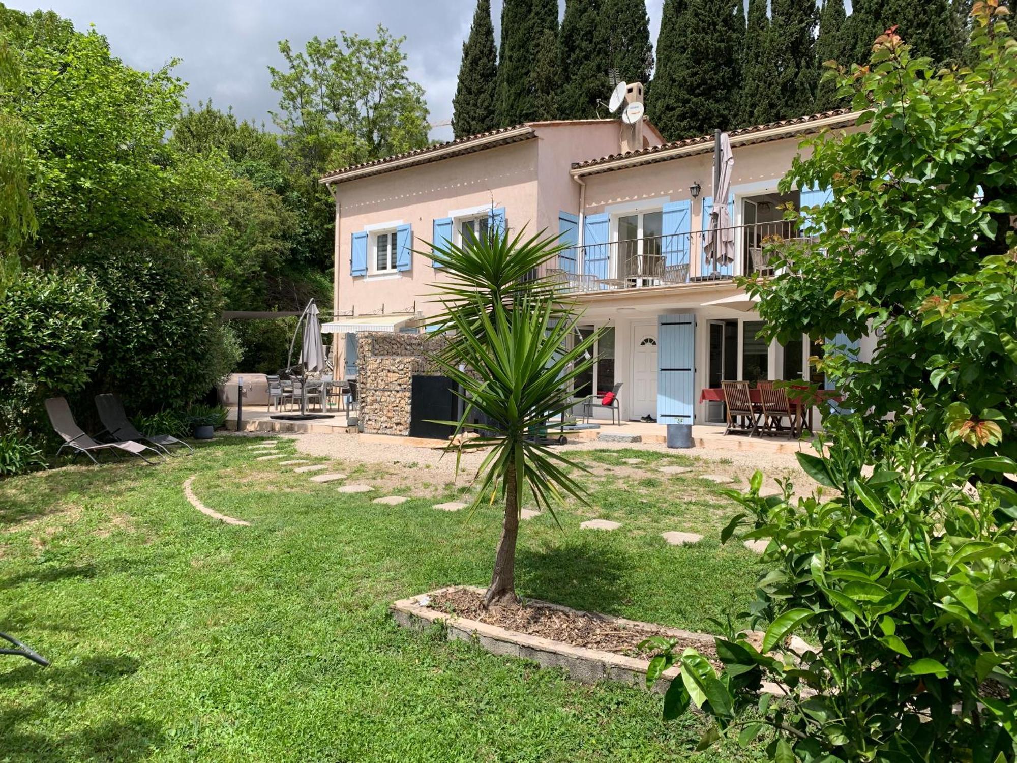 Luva D'Azur, Rez De Villa Le Riou - Le Vallon Le Bar-sur-Loup 외부 사진
